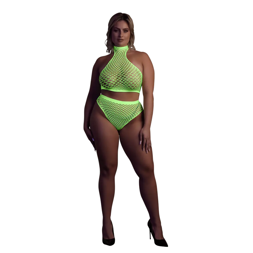 Turtle Neck and High Waist Slip