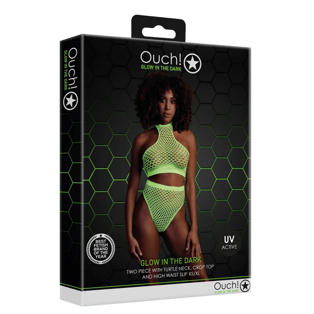 Ouch! - 2-delige Lingerie set - Neon - foto 17