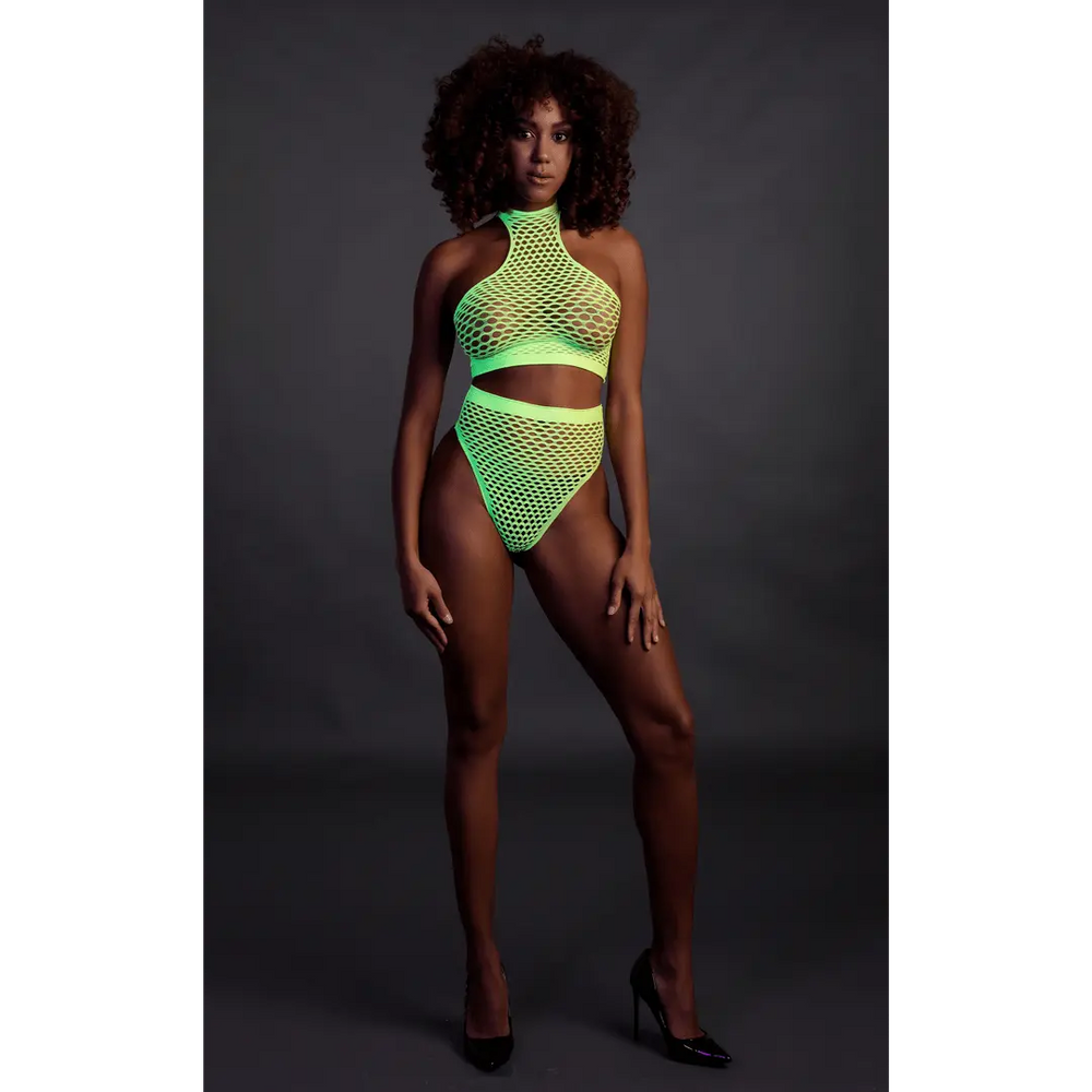 Ouch! - 2-delige Lingerie set - Neon - foto 18