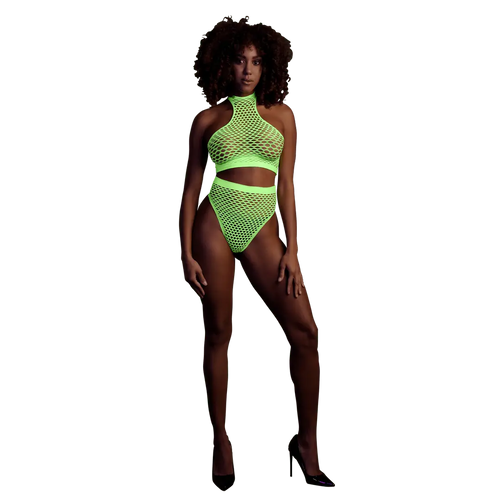 lingerie set neon