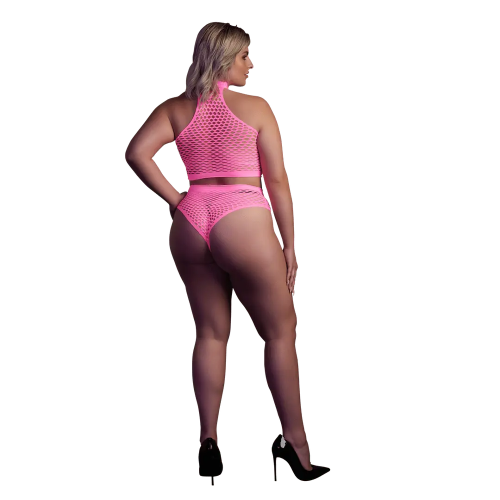 Ouch! - 2-delige Lingerie set - Neon - foto 14