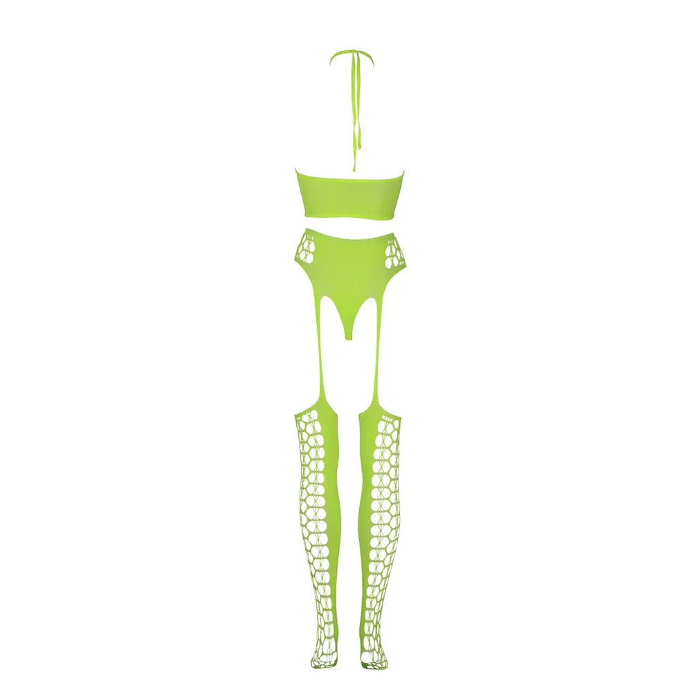 Ouch! - Neon 3-delige Lingerie Set - foto 9