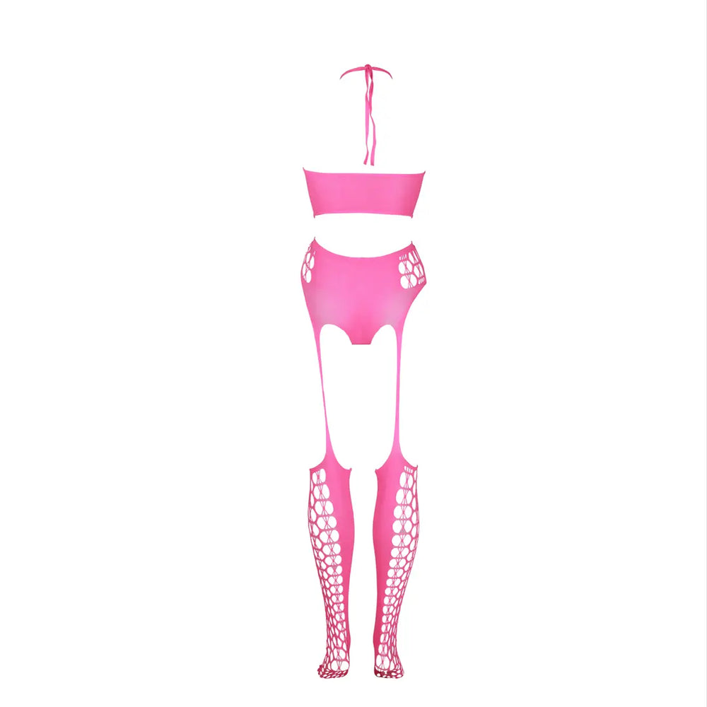 Ouch! - Neon 3-delige Lingerie Set - foto 14