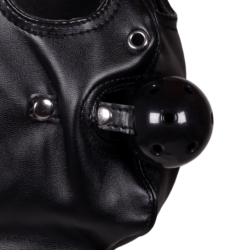 Geblinddoekt Masker met Ademende Ballgag - foto 5