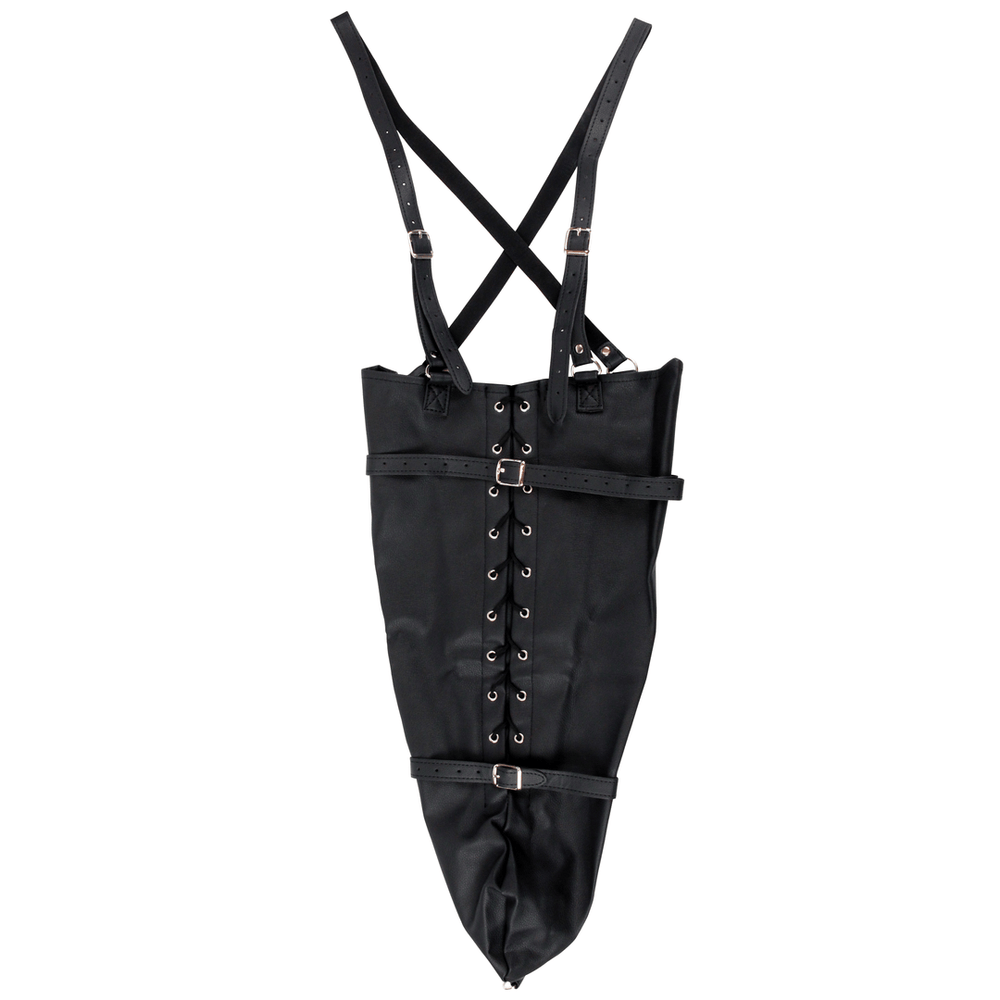 Lace-up Full Sleeve Arm Restraint - Zwart - foto 3