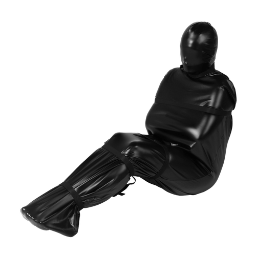 Body Bag with Nylon Straps - Black
