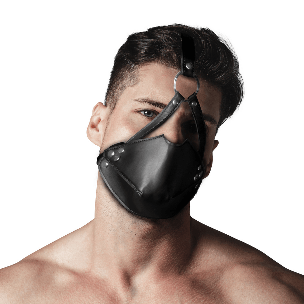 BDSM Masker met Mondkap en Ballgagg - foto 2