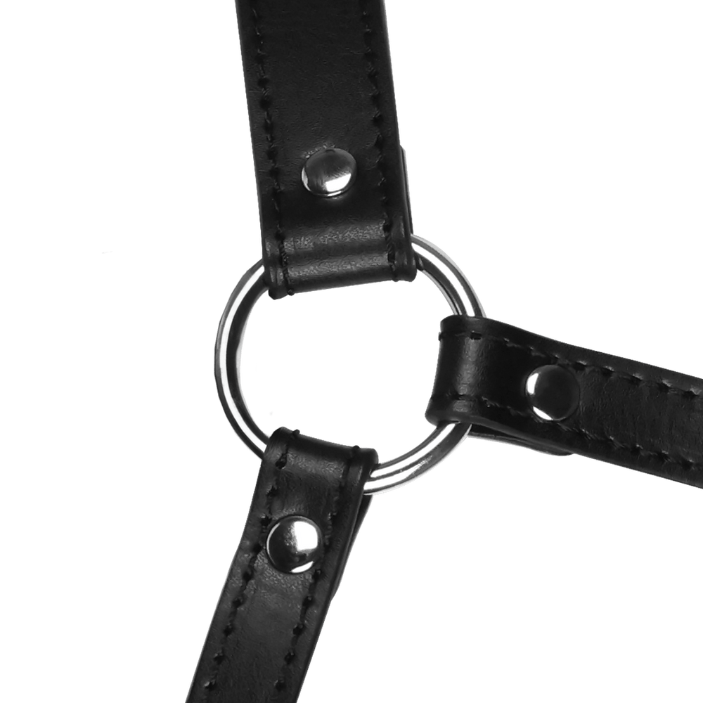 BDSM Masker met Mondkap en Ballgagg - foto 6