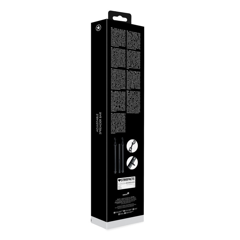 Verstelbare Spreader Bar - Zwart
