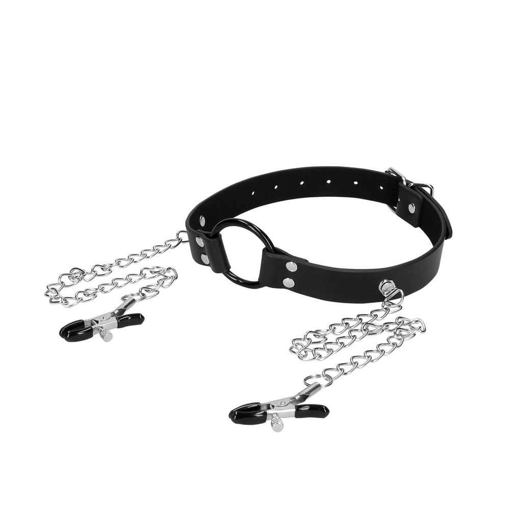 O-ring gag met tepelklemmen - foto 2