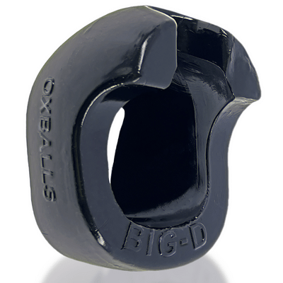 Big-D - Bigger Bulge cockring met shaft grippers - Black