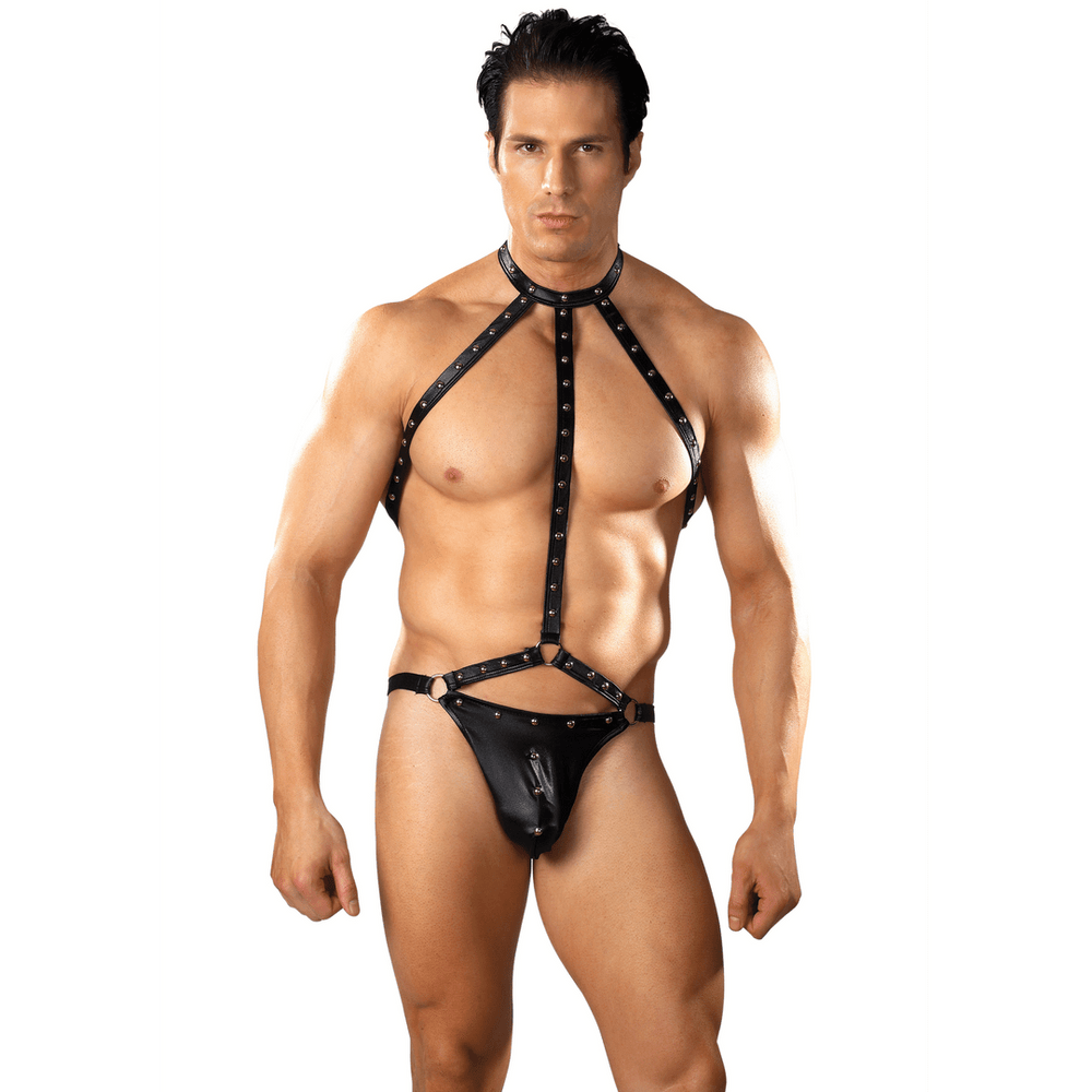 Gladiator - Thong Attached to Harness with Choker - foto 4