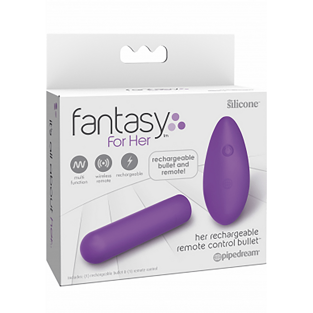 Her - Oplaadbare Bullet Vibrator met Afstandbediening - foto 6
