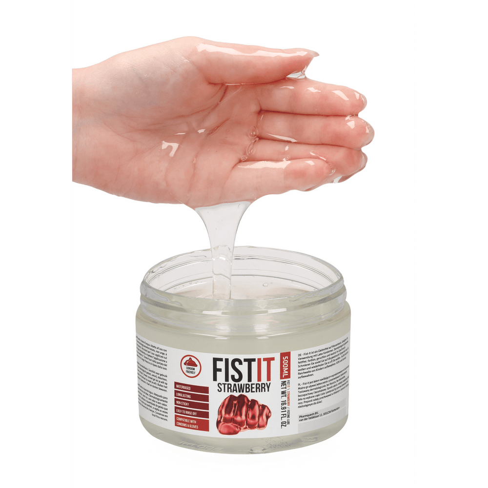 Fist it - Extra Dik Glijmiddel met Aardbeiensmaak - 500 ml - foto 5