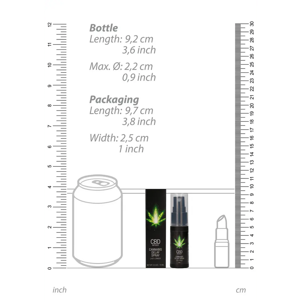 CBD Cannabis Delay Spray - 15 ml - foto 6