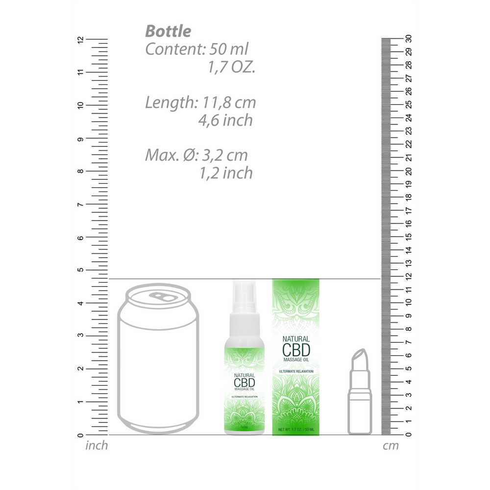 Natural CBD - Massage oil - 50 ml - foto 8