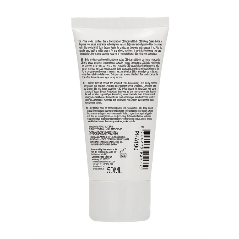 Natural CBD - Delay crème - 50 ml - foto 4