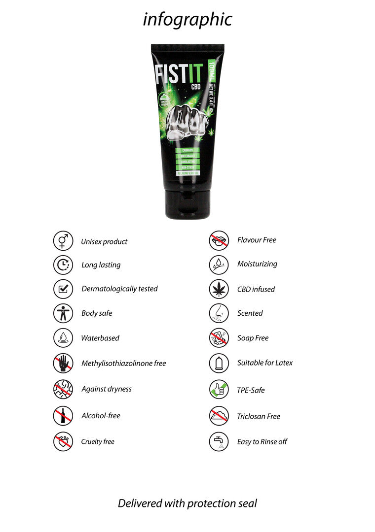 CBD Glijmiddel - 3.4 fl oz / 100 ml