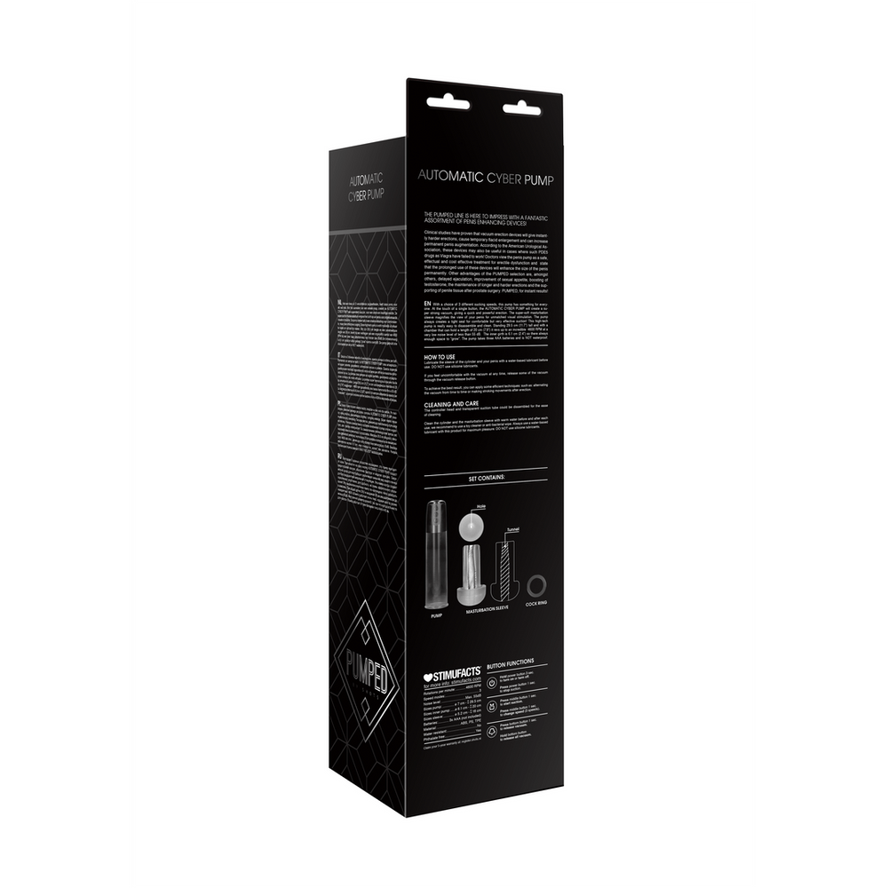 Cyber - Automatische Penispomp met Masturbatie Sleeve - foto 5