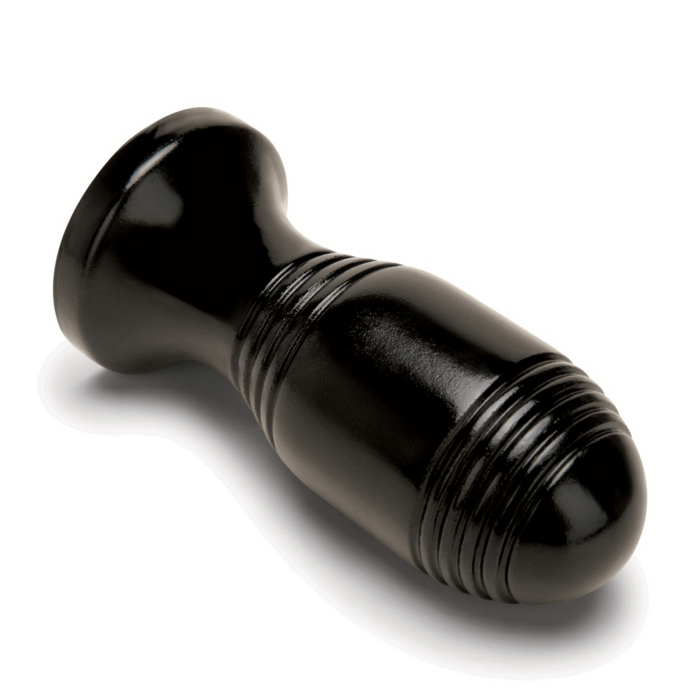 Ribbed Buttplug - Zwart - foto 3
