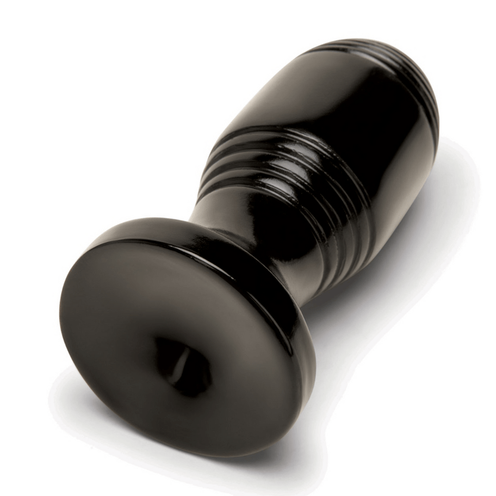 Ribbed Buttplug - Zwart - foto 2