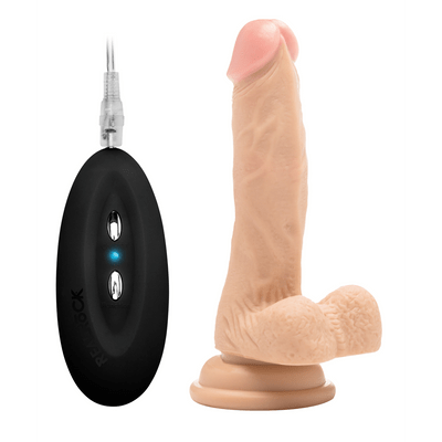 Vibrating Realistic Cock with Scrotum - foto 10
