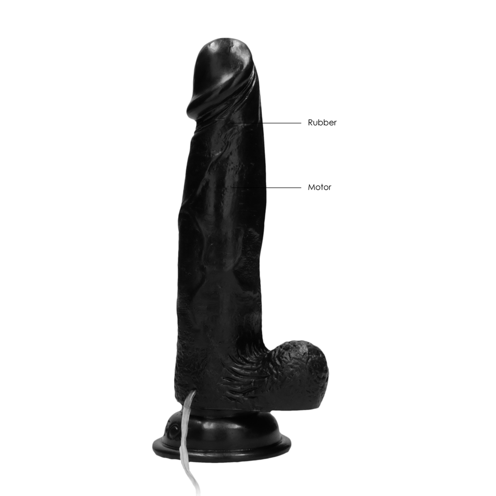 Vibrating Realistic Cock with Scrotum - 8 / 20 cm - foto 7
