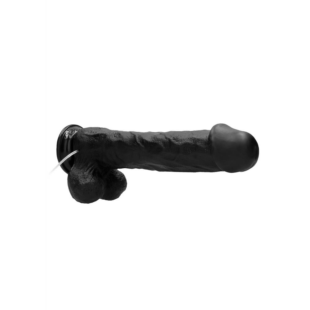 Vibrating Realistic Cock with Scrotum - 11 / 28 cm - foto 7