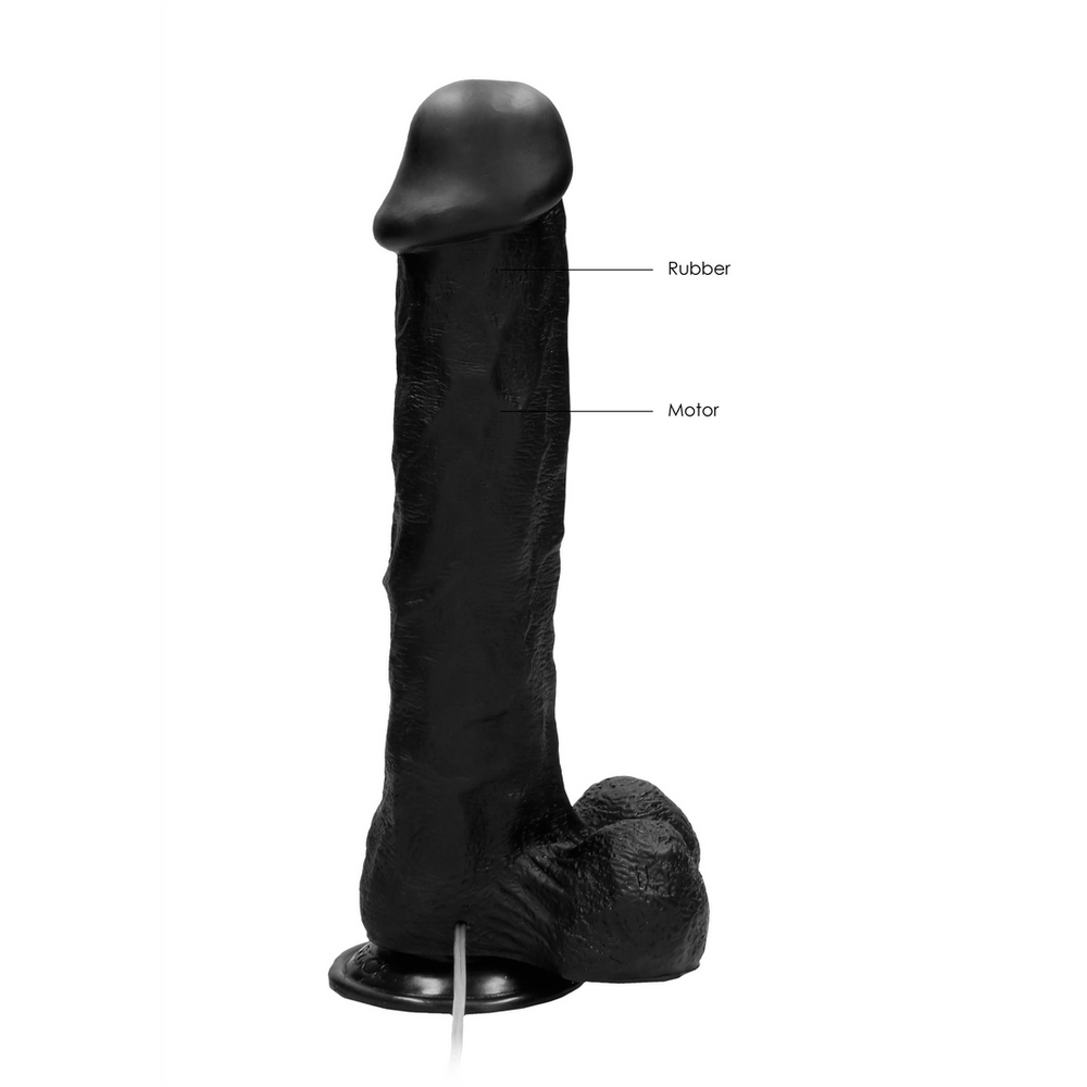 Vibrating Realistic Cock with Scrotum - 11 / 28 cm - foto 8