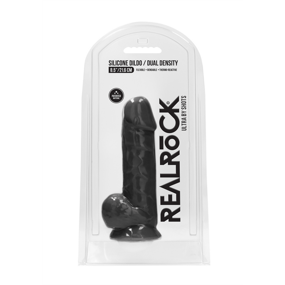 Silicone Dildo with Balls - 9 / 21,6 cm - foto 2