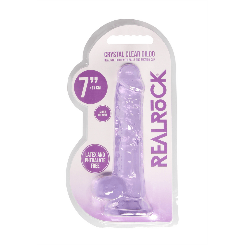 Realistic Dildo with Balls - 7 / 18 cm - foto 14