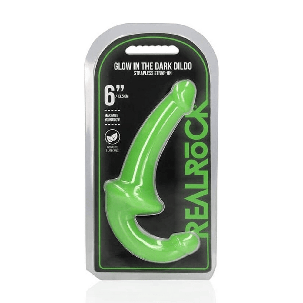 Strapless Strap-On - Glow in the Dark - 6'' / 13,5 cm - foto 5
