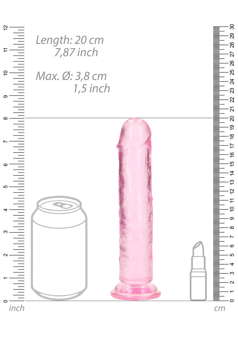 Rechtdoor Dildo met Zuignap - 7'' / 18
