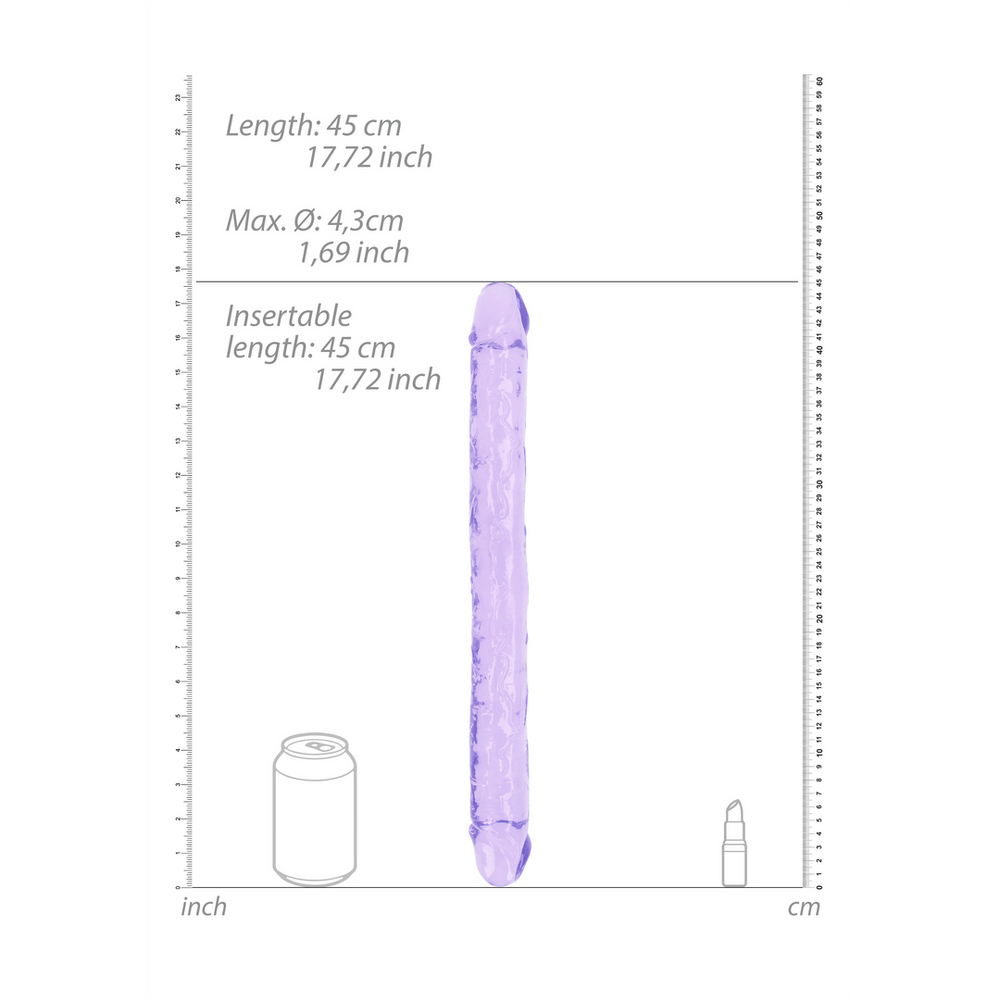 Realistic Double Dong - 18'' / 45 cm - foto 15