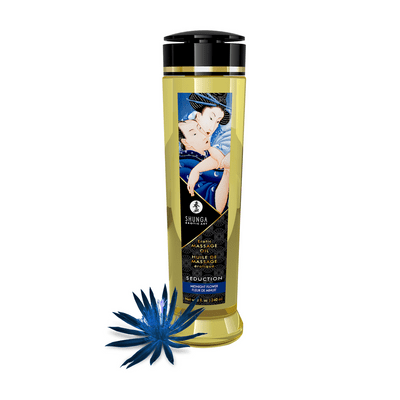 erotic massageolie midnight flower - 8 fl oz / 240 ml