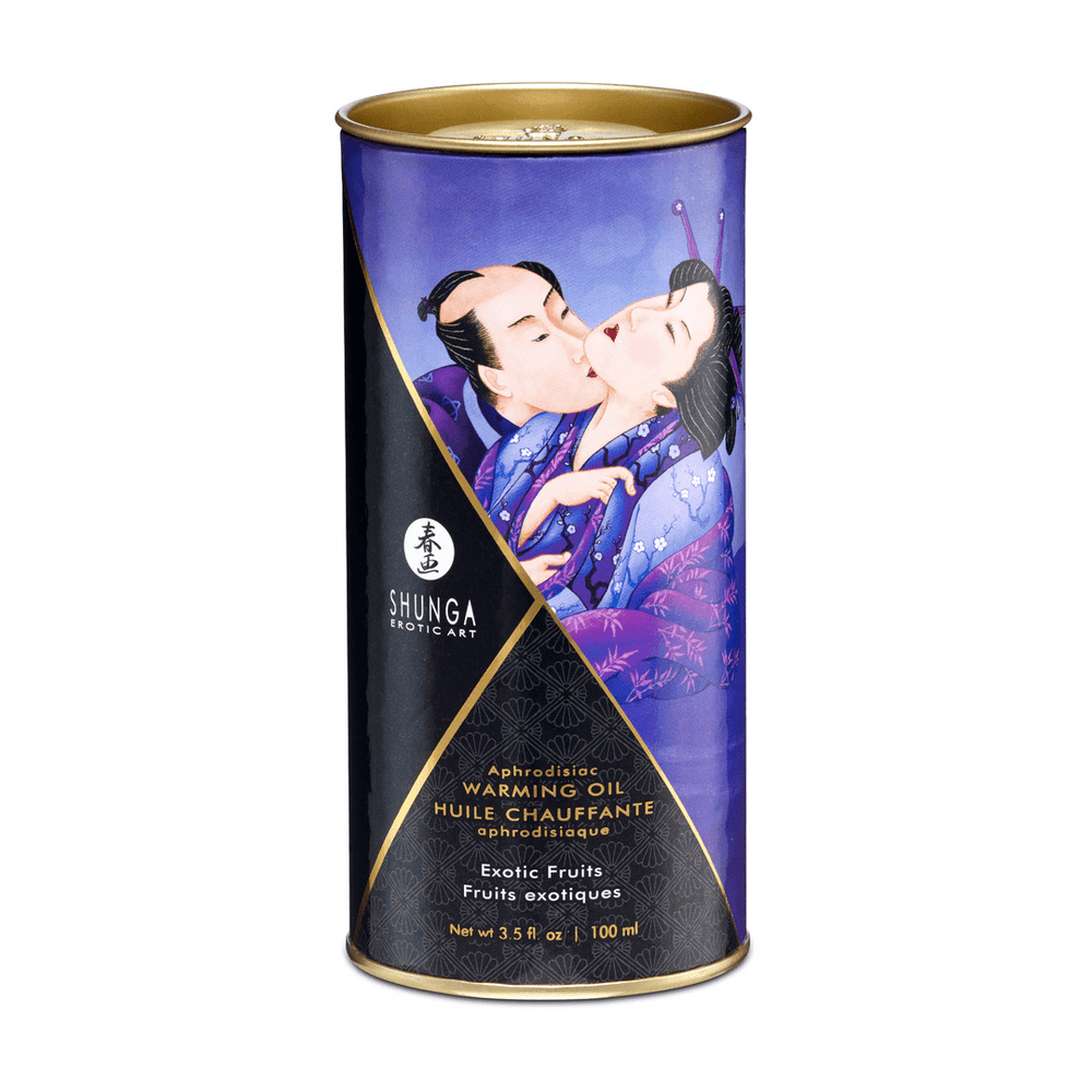 Verwarmende Massageolie - Exotic Fruits - 100 ml - foto 4