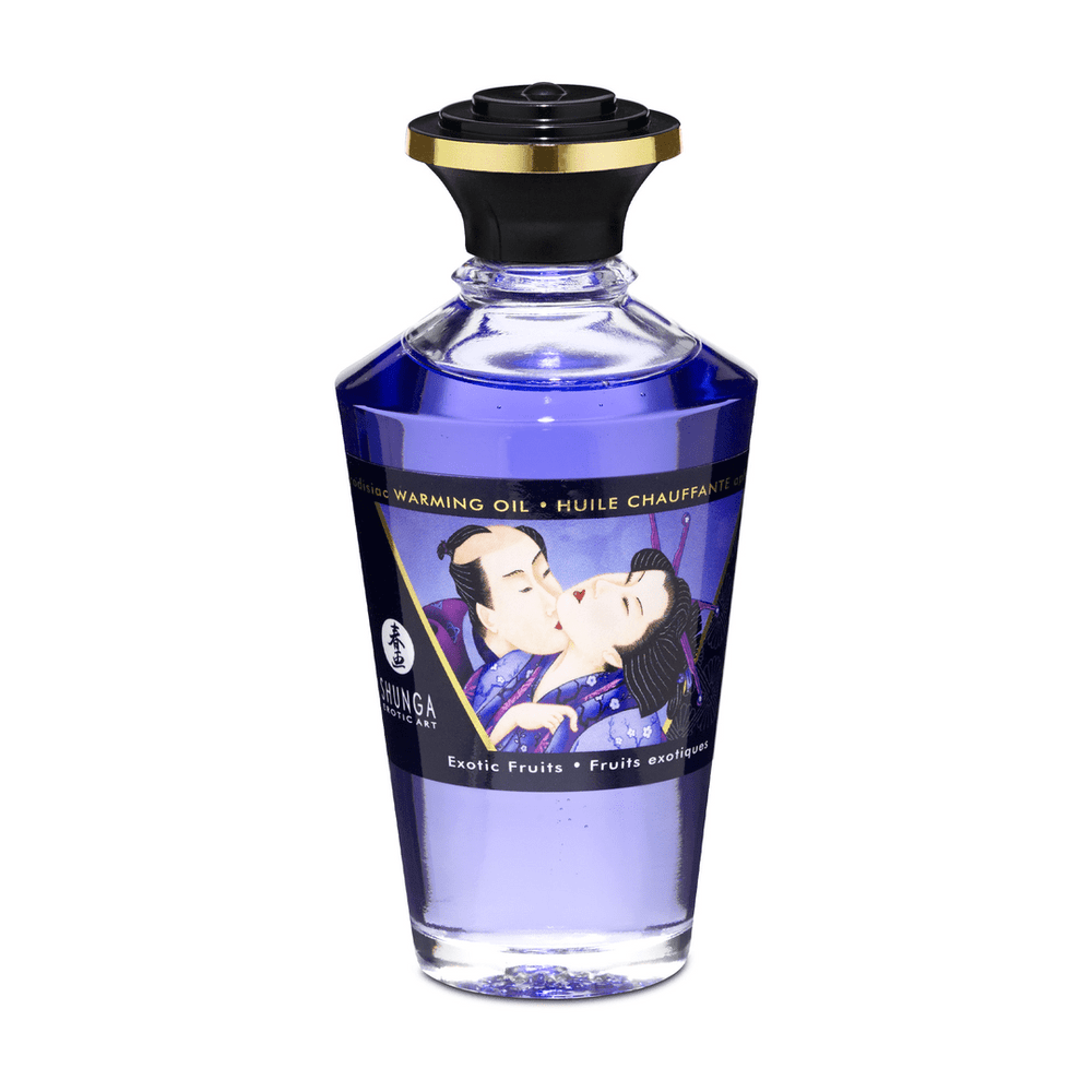 Verwarmende Massageolie - Exotic Fruits - 100 ml - foto 2