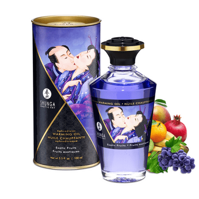 Verwarmende massageolie exotic fruits