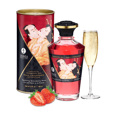 massageolie - Sparkling Strawberry Wine - 3.5 fl oz / 100 ml