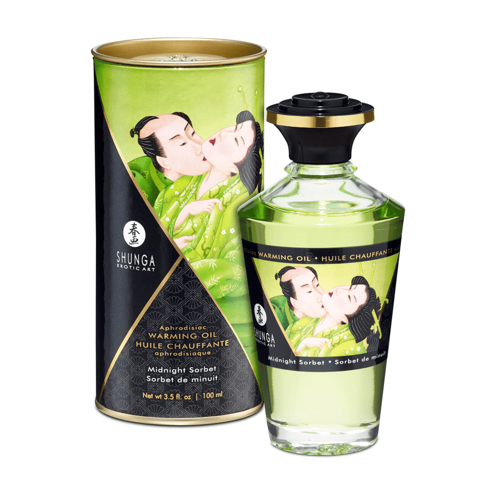 Verwarmende Massageolie - Midnight Sorbet - 100 ml - foto 3