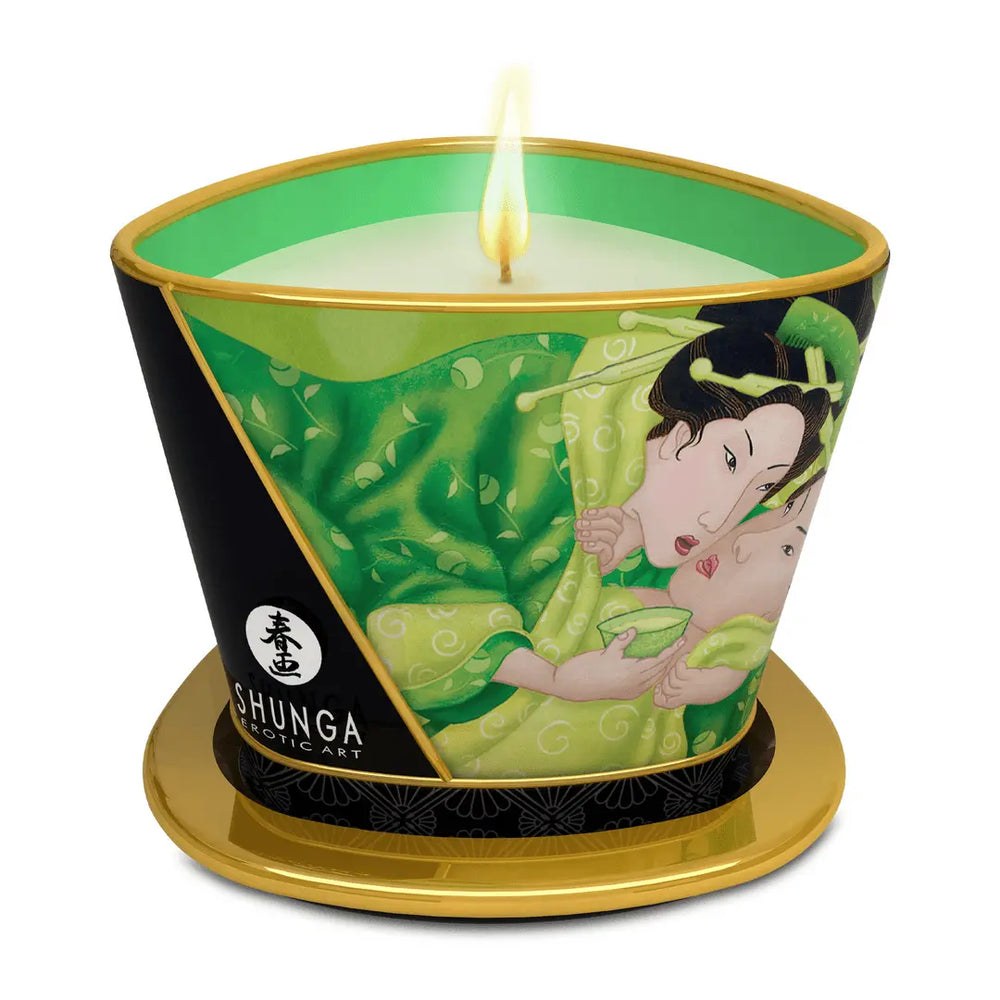 Massagekaars- Exotic Green Tea - 170 ml - foto 2