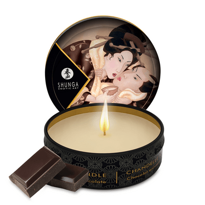 mini massage kaars - Intoxicating Chocolate - 1 oz / 30 ml