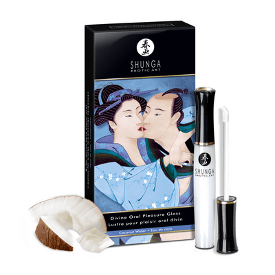 Divine Oral pleasure gloss- Coconut Water - 0.33 fl oz / 10 ml