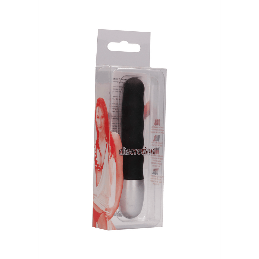 Discretion - Geribbelde Mini Vibrator - foto 2
