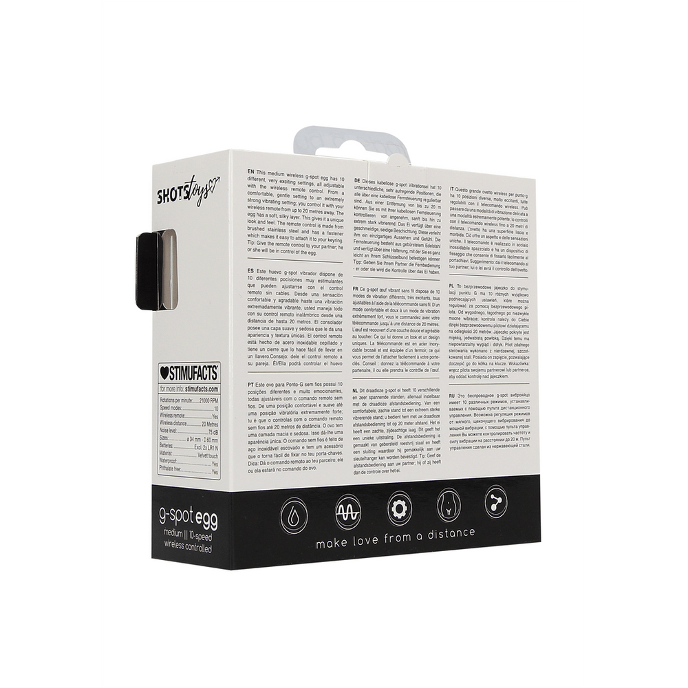 Wireless Vibrating G-Spot Egg - Medium - foto 6