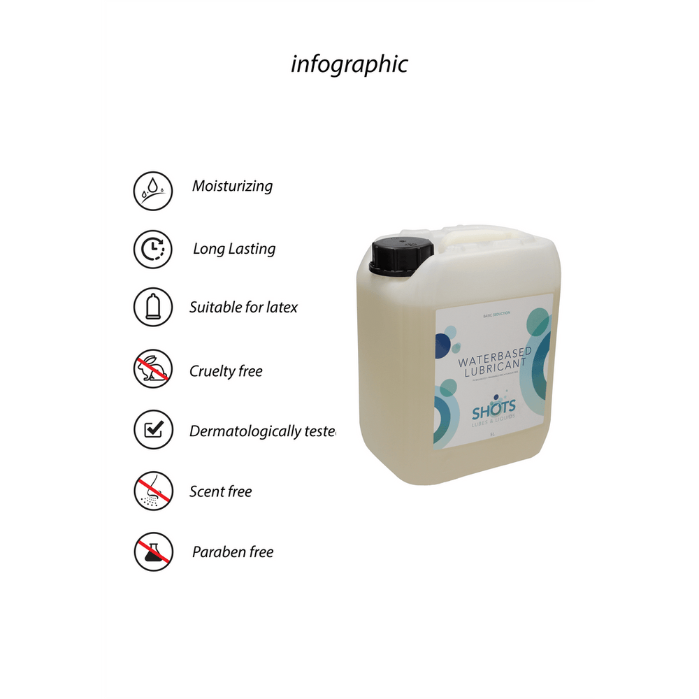 Waterbasis Glijmiddel - 5 L - foto 4