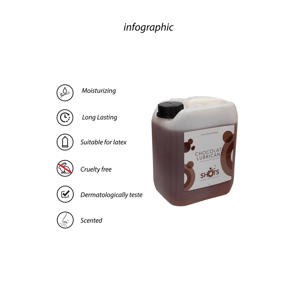 Glijmiddel met Smaak - Chocolade - 5 l - foto 5