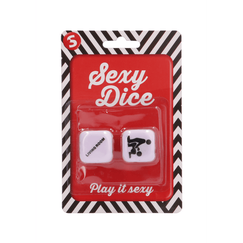 Witte Seksdobbelstenen voor Standje en Locatie