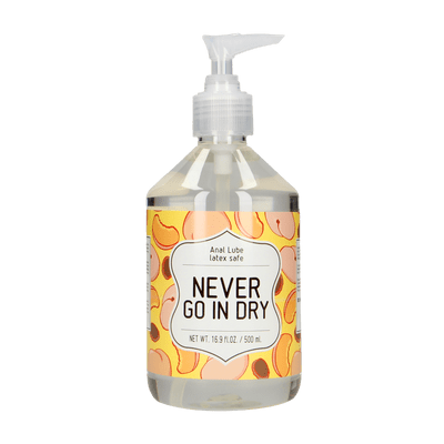 Never Go In Dry - anaal glijmiddel- 17 fl oz / 500 ml