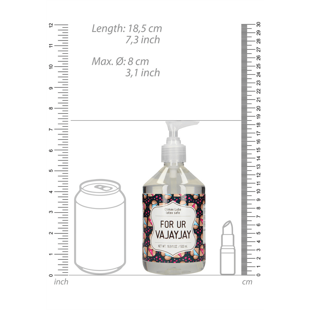 For Ur Vajayjay - Waterbasis Glijmiddel - 500 ml - foto 5